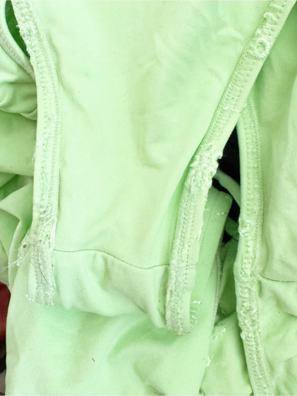 Frankie's Bikinis Light Green Eyet Lace, Lace-Up One-Piece Swimsuit